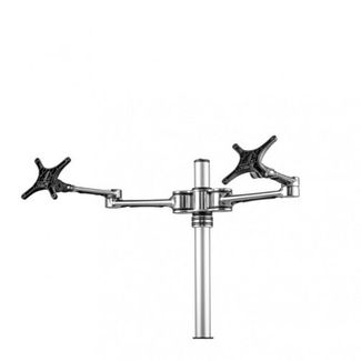 Atdec AF-AT-D-P DUAL Arm DESKTOP Monitor Mount-POLISHED