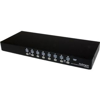 StarTech SV1631DUSBUK 16 Port 1U Rackmount USB KVM Switch Kit