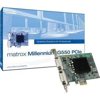 Matrox G55-MDDE32F Millennium G550 PCIe Graphics Card