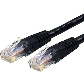 StarTech C6Patch10BK 3M Black MOLDED CAT6 UTP Patch Cable