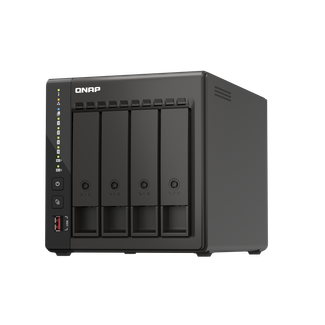 QNAP TS-453E-8G 4-Bay desktop NAS Celeron J6412 4C 2.0GHz burst 2.6GHz onboard 8GB RAM 2 x HDMI 1.4b 2x M.2 2280 PCIe slots