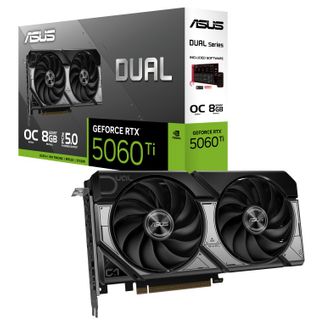 ASUS DUAL-RTX5060TI-O8G Dual GeForce RTX 5060 Ti OC Edition 8GB GDDR7 Graphics Card