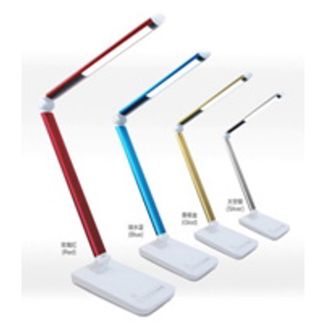 9W Dimmable LED Desk Lamp Gold With USB Por LED-586G