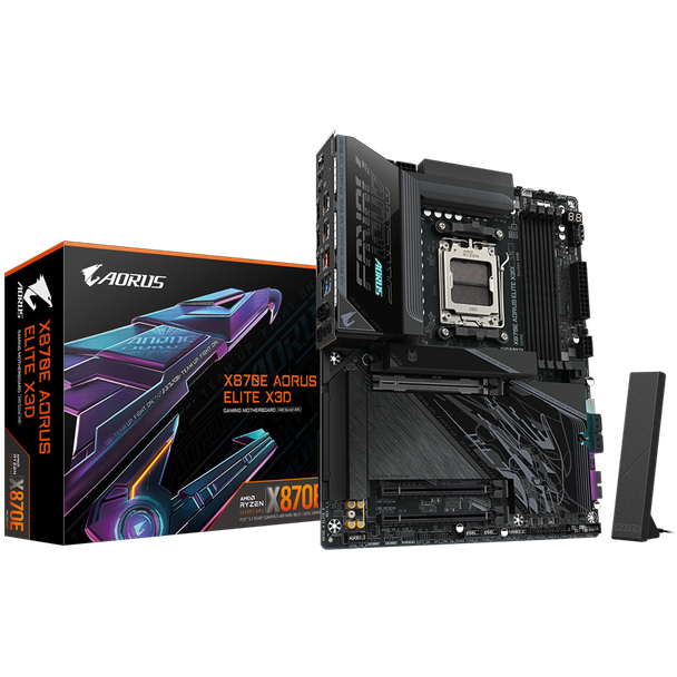 Gigabyte AORUS X870E A ELITE X3D AM5 ATX Motherboard