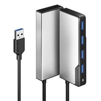 Alogic UAFUUA-SGR USB-A Fusion SWIFT 4-in-1 Hub -Space Grey