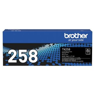 Brother TN-258BK TN-258 Black Toner Cartridge
