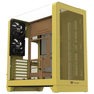 Thermaltake CA-11F-00MMWN-00 View 390 Air Curved Tempered Glass ATX Mid Tower Case Butter Caramel Edition
