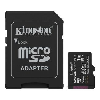 Kingston SDCS3/1TB 1TB microSDXC Canvas Select+ Gen3 A1 MicroSD Memory Card + Adapter