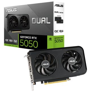 ASUS DUAL-RTX5050-O8G Dual GeForce RTX 5050 OC Edition 8GB GDDR6 Graphics Card