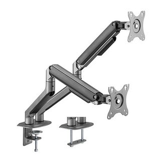 Brateck LDT63-C024-B Dual Monitor Economical Monitor Stand Space Grey