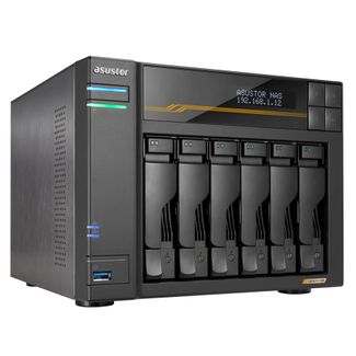 Asustor Lockerstor 6 AS6806T 6-Bay Diskless NAS Ryzen V3C14 Quad-Core CPU 16GB RAM