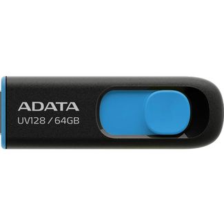 ADATA AUV128-256G-RBE UV128 256GB USB 3.2 Gen 1 Type-A Flash Drive Black/Blue