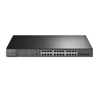 TP-Link TL-SG3428XMP JetStream 24 Port Gigabit and 4 Port 10GE SFP+ L2+ Managed Switch 24 Port POE+