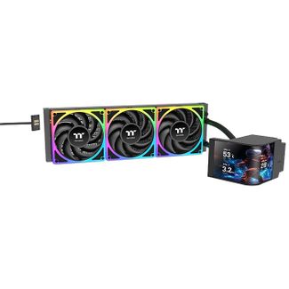 Thermaltake CL-W453-PL12SW-A MAGCurve 360 Ultra ARGB with 6.67" Curved AMOLED Display AIO Liquid CPU Cooler