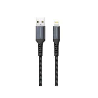 Rockrose RRCS07L Powerline AL 2.4A 1M Lightning Fast Charge & Data Sync Cable