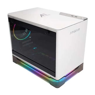 In Win A1 Prime White mITX Gaming Case With 750W Gold PSU