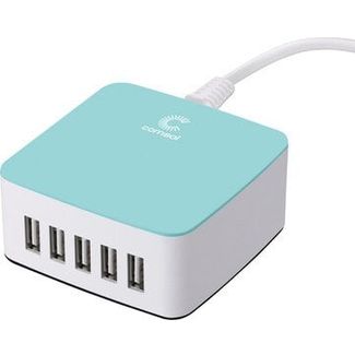 Comsol DCS58LS 5 Port USB Desktop Charger 8A (40W) - Limpet Shell