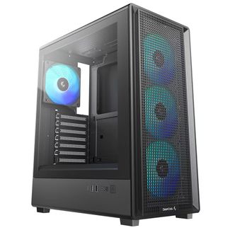 DeepCool R-CC550BKANA4-G CC550 4F High Airflow Mid Tower ATX Case