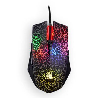 Bloody ERBMA718 A70 Activated Light Strike Wired Gaming Mouse Black