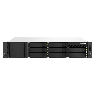 QNAP TS-873AeU-RP-4G 8-bay short-depth rackmount NAS AMD Ryzen V1000 series V1500B 4C/8T 2.2GHz 4GB DDR4 SODIMM RAM 3y wty (no RAIL)