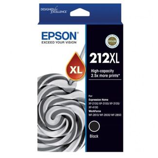 Epson T02X192 212XL Std Black Ink - XP-4100, XP-3105, XP-3100, XP-2100, WF-2850, WF-2830, WF-2810