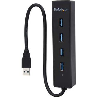 StarTech ST4300PBU3 4 Port SuperSpeed Portable USB 3.0 Hub