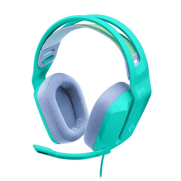Logitech 981-001025 G335 Wired Gaming Headset Mint