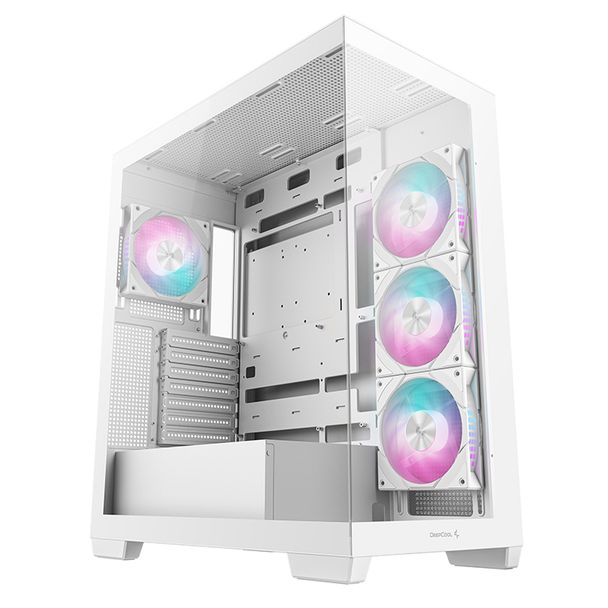 DeepCool R-CG580-WHADA4-G-1 CG580 4F White Panoramic ATX Mid-Tower Case