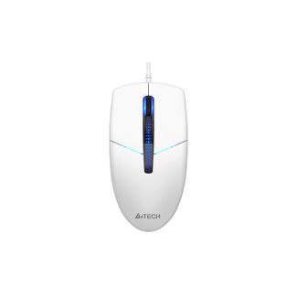 A4Tech ERAMA752 N-530S Silent Click Illuminated Backlit Mouse USB White Small Gift Box