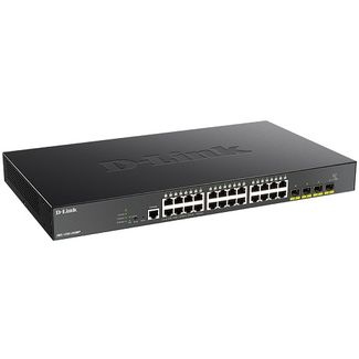 D-Link DGS-1250-28XMP MP 28-Port Gigabit Smart Managed PoE+ Switch