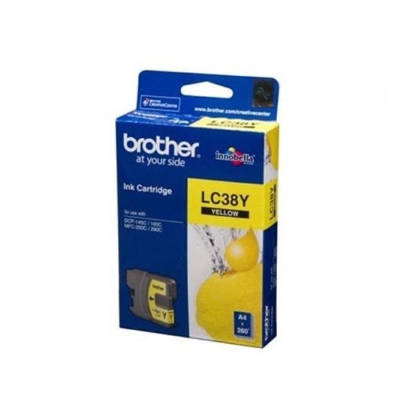 Brother LC38Y YELLOW Ink Cartridge FOR DCP-145C/165C