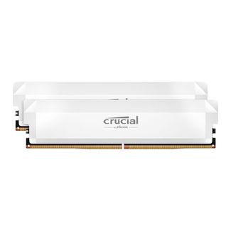 Crucial CP2K16G64C38U5W Pro 32GB (2x16GB) DDR5 UDIMM 6400MHz CL38 White Desktop Memory