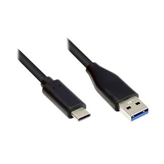 Jabra 14208-31 Evolve2 USB Cable, USB-A to USB-C, 1.2m, Black