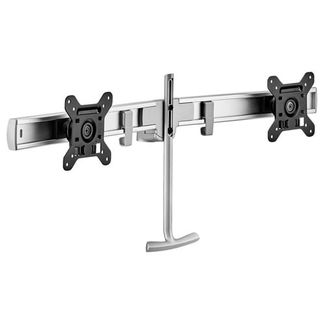 Atdec AWM-LR-S Dual Display Crossbar - Silver