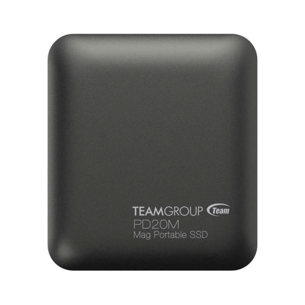Team TPSEG2001T0C108 PD20M Mag Portable SSD Titanium Gray 1TB