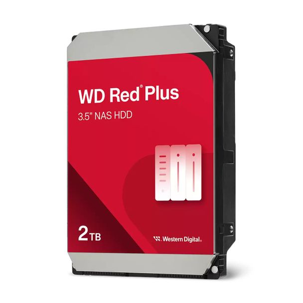 WD WD20EFPX Red Plus 5400RPM 3.5" SATA Hard Drive 2TB