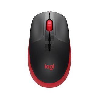 Logitech 910-005915 M190 Wireless Mouse Plug And Play 2.4Ghz Nano Receiver - Red