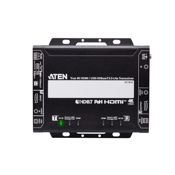 Aten VE1833-AT-U True 4K HDMI / USB HDBaseT 3.0 Lite Transceiver with PoH
