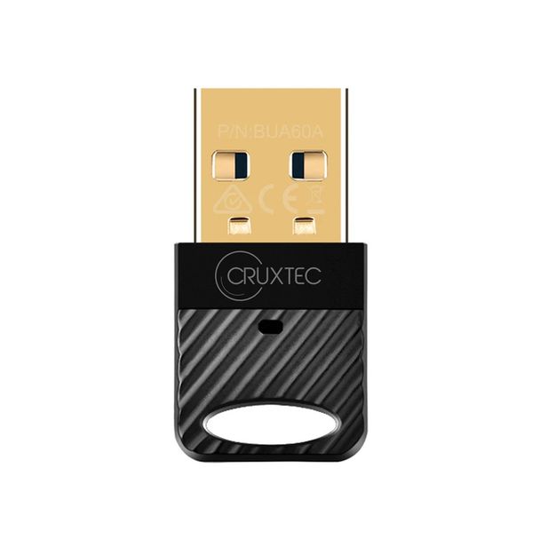 Cruxtec BUA-60A-BK Bluetooth 6.0 USB Adapter