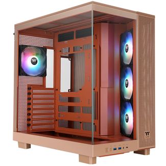 Thermaltake CA-11E-00MGWN-00 View 380 XL Tempered Glass ARGB ATX Mid Tower Case Gravel Sand Edition