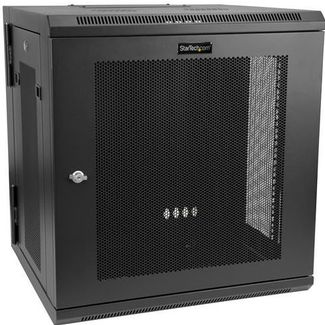 StarTech RK12WALHM 12U Wall Mount Rack Cabinet with Hinge