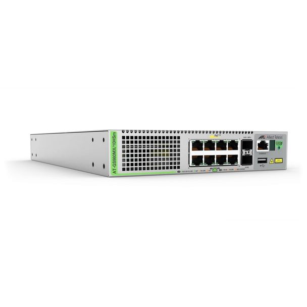 Allied Telesis AT-GS980MX/10HSm-40 Stackable Multi-Gigabit compact Switch