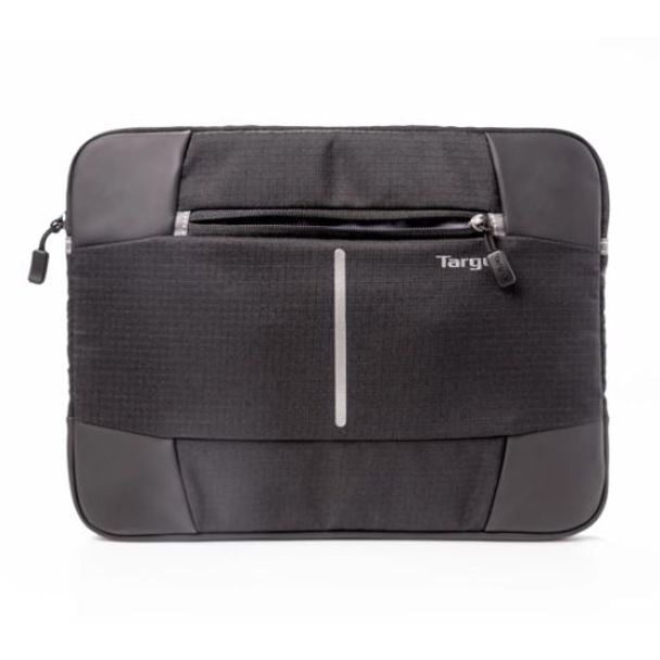 Targus TSS87810AU 13-14'' Bex II Laptop Sleeve Weather-resistant & rip-stop fabrication - Black with black trim