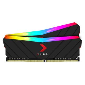 PNY MD32GK2D4320016XRGB XLR8 32GB (2x16GB) UDIMM 3200Mhz DDR4 RGB CL16 1.35V Gaming Memory Black