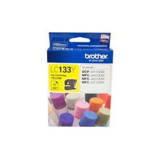Brother LC133Y Ink CartridgeYellow| 600 Pages at 5% Coverage LC-133Y