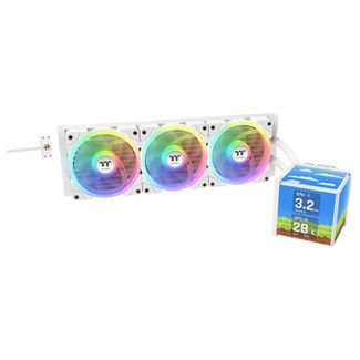 Thermaltake CL-W482-PL12SW-A MINECUBE 360mm Ultra ARGB AIO Liquid CPU Cooler Snow