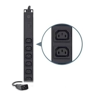 Serveredge SEDG-15PB-C13-16A 0RU Basic 15 Port PDU (15) IEC C13 Output  (1) IEC C20  Input 16A 240V - W/ Surge Protection