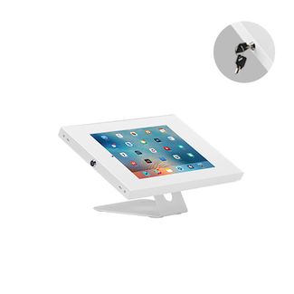 Brateck PAD34-02 Anti-Theft Wall-Mounted/Countertop Tablet Holder Fit most 9.7" to 11" Tablet White
