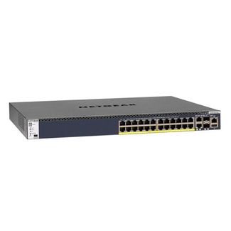 Netgear GSM4328PB-100AJS M4300-28G-PoE+  24-Port Fully Managed Stackable Layer 3 PoE+ Switch