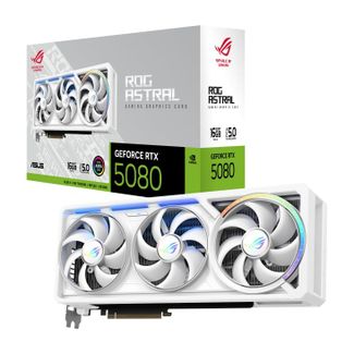ASUS ROG-ASTRAL-RTX5080-16G-WHITE ROG Astral GeForce RTX 5080 16GB GDDR7 White Edition Graphics Card